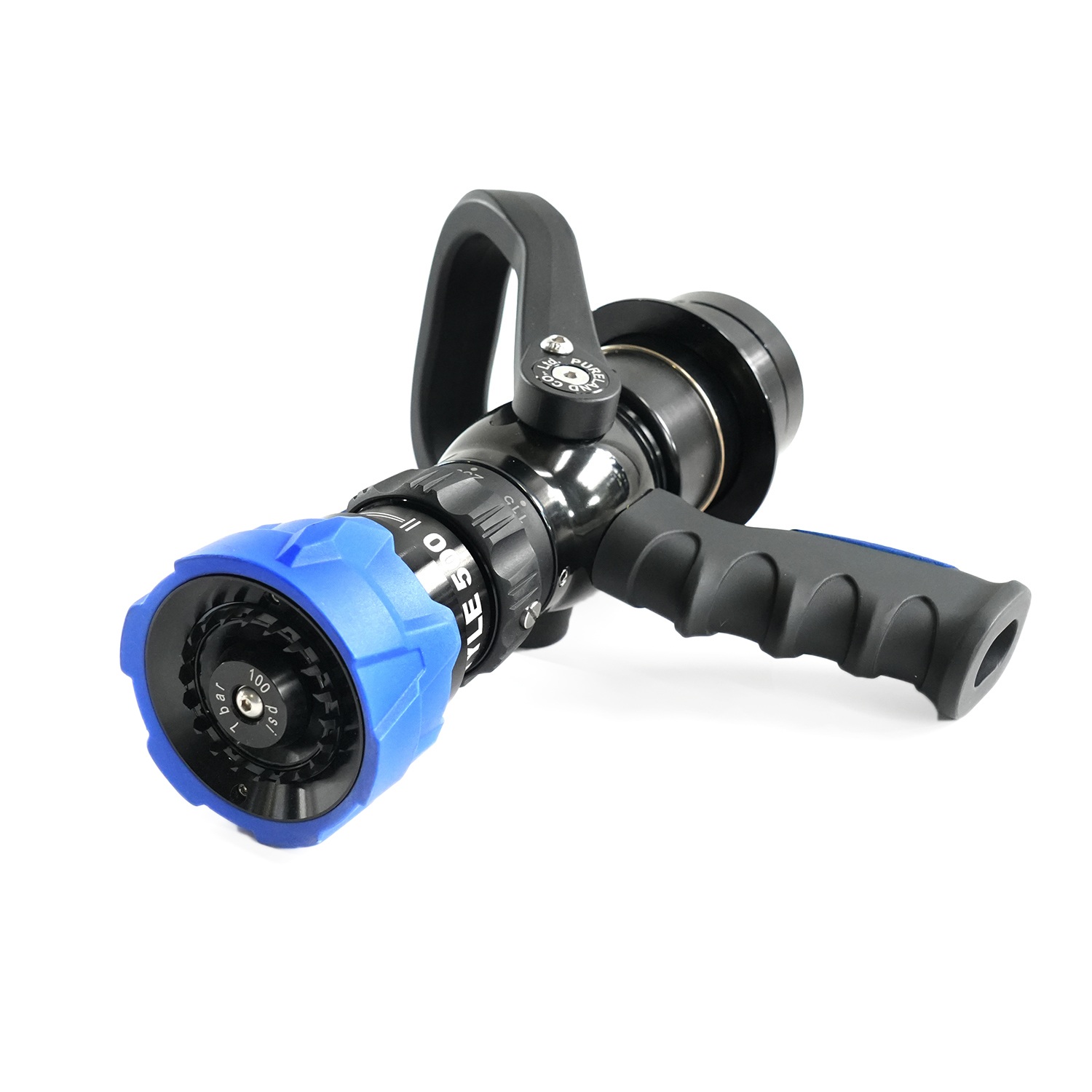 FM certified 475LPM Flow Adjustable Fire Hose Nozzle